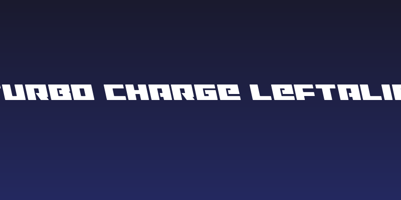 Turbo Charge Leftalic Social Header