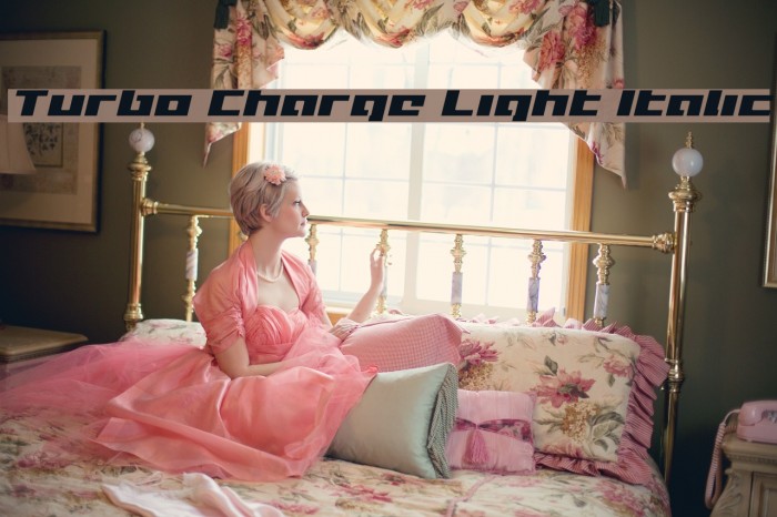 Turbo Charge Light Italic Example 3