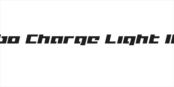 Turbo Charge Light Italic Logo