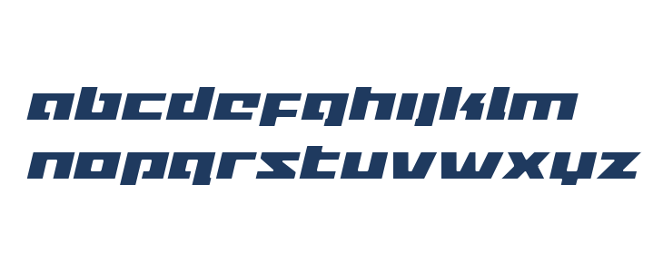 Turbo Charge Light Italic Lowercase