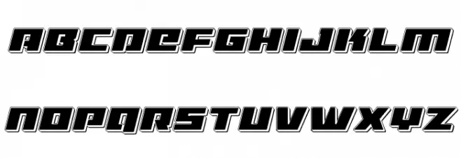 Turbo Charge Punch Italic Fuentes MAYÚSCULAS