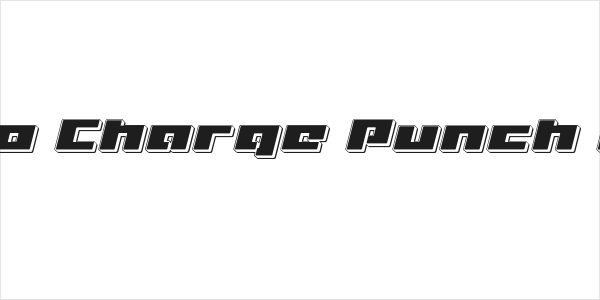 Turbo Charge Punch Italic Logo