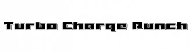 Turbo Charge Punch  Fuentes Gratis Descargar
