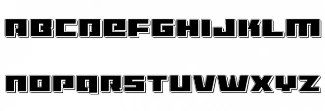 Turbo Charge Punch Schriftart Groß