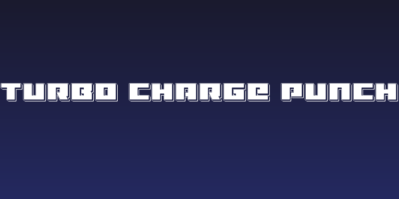 Turbo Charge Punch Social Header