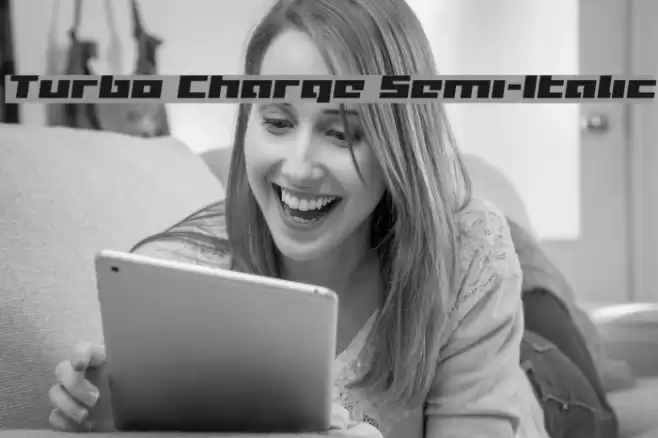 Turbo Charge Semi-Italic Font examples
