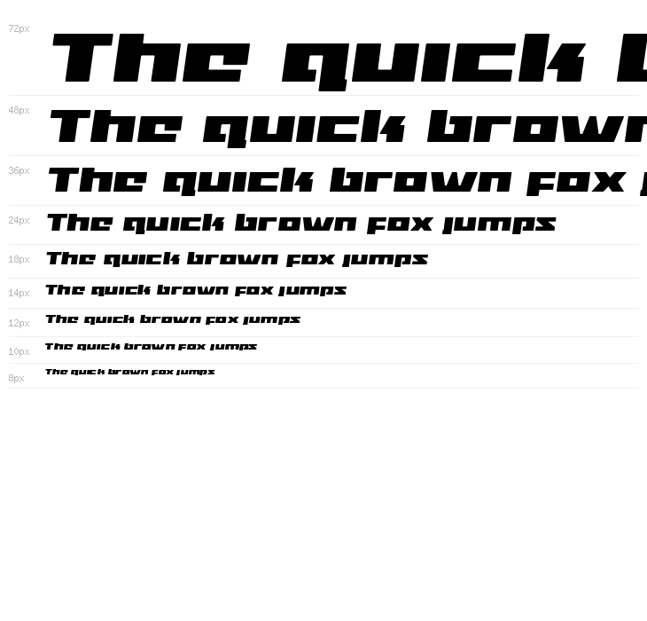 Turbo Charge Semi-Italic Waterfall