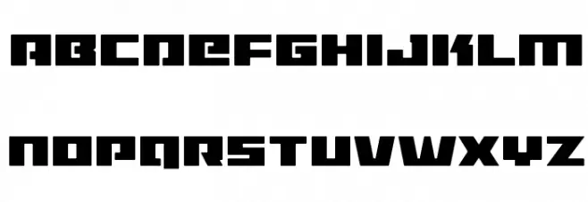 Turbo Charge Schriftart Groß