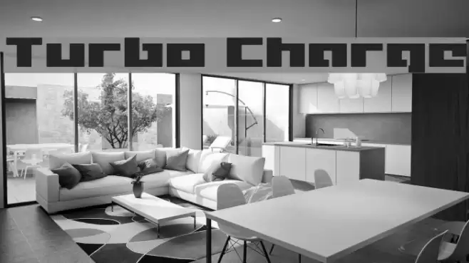 Turbo Charge Font examples