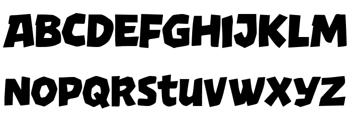 Turbo Jungle Font Litere mici