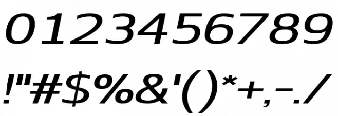 Turbo Font OTHER CHARS