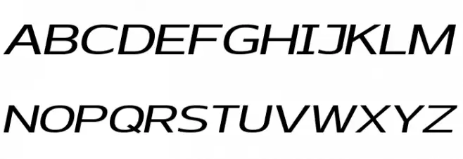 Turbo Schriftart Groß