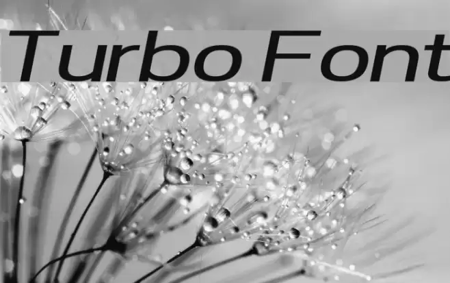 Turbo Font examples