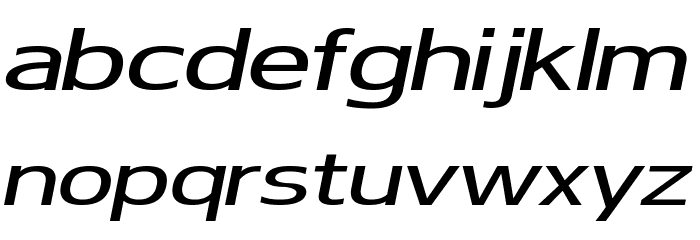 Turbo Font LOWERCASE