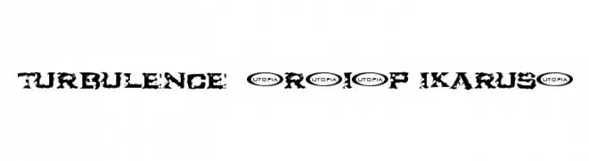 Turbulence  [R.I.P Ikarus]  font caratteri gratis