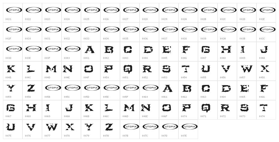Turbulence  [R.I.P Ikarus] Character Map