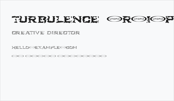 Turbulence  [R.I.P Ikarus] Business Card