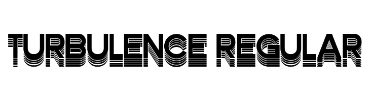Turbulence Regular  नि: शुल्क फ़ॉन्ट्स डाउनलोड