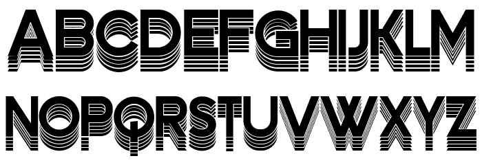 Turbulence Regular Font LOWERCASE