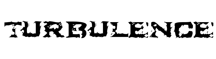 Turbulence  フリーフォントのダウンロード
