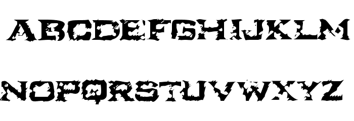 Turbulence Font LOWERCASE