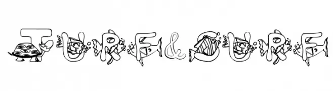 Turf&surf  font caratteri gratis