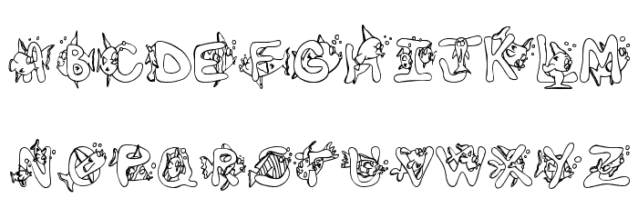 Turf&surf Font LOWERCASE