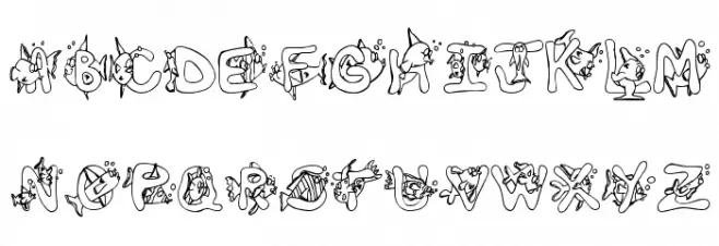 Turf&surf Font LOWERCASE