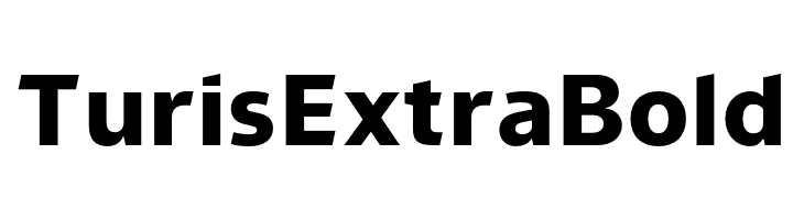 Turis ExtraBold  Frei Schriftart Herunterladen
