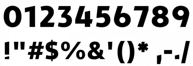 Turis ExtraBold Font OTHER CHARS