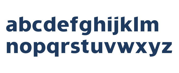 Turis ExtraBold Lowercase