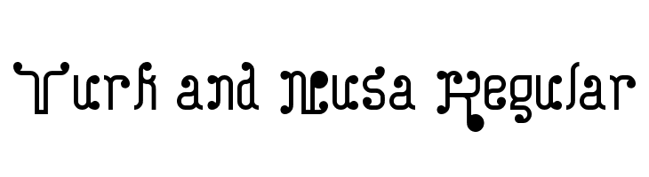 Turk and Nusa Regular  لخطوط تنزيل