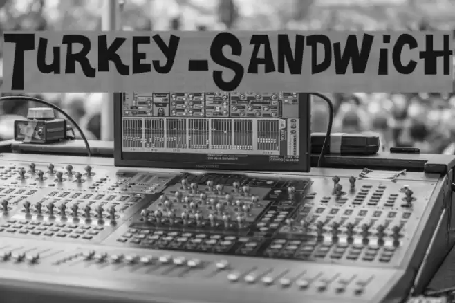 Turkey-Sandwich Font examples