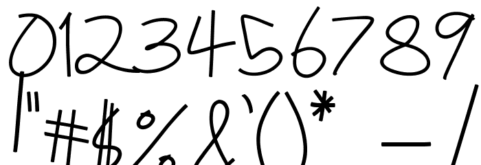 Turkeyface Font OTHER CHARS