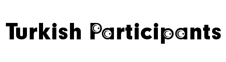 Turkish Participants  font caratteri gratis