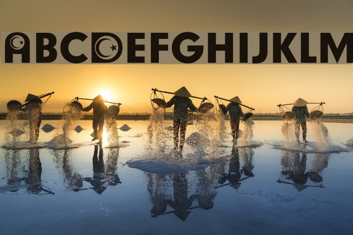 Turkish Participants Font examples