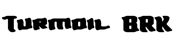 Turmoil BRK  Скачать бесплатные шрифты