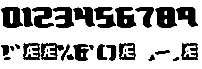 Turmoil BRK Font OTHER CHARS