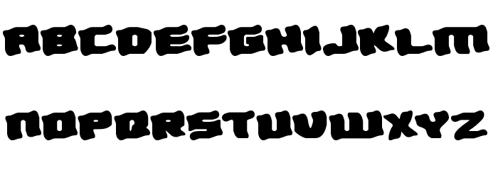 Turmoil BRK Font LOWERCASE
