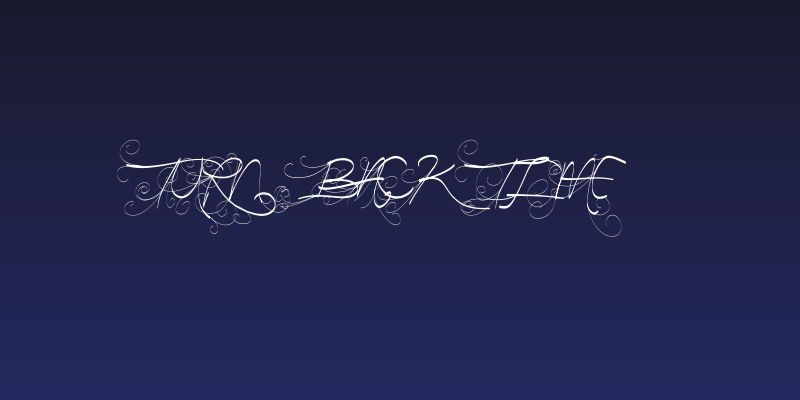 Turn Back Time Social Header