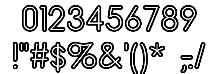 Turn Table BV Font OTHER CHARS