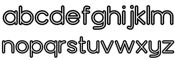Turn Table BV Font LOWERCASE
