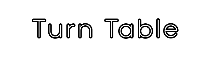 Table font