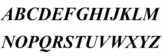 Turn W Bold Italic Polices MAJUSCULES