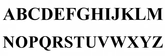 Turn W Bold フォント 大文字