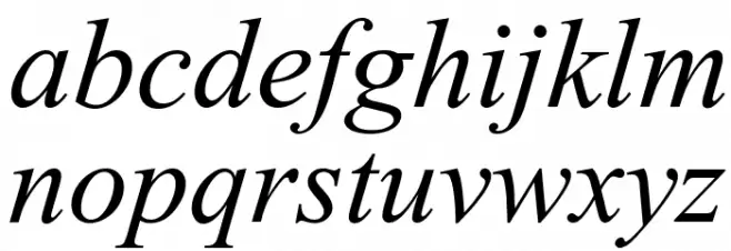 Turn W Italic Fuentes MINÚSCULAS