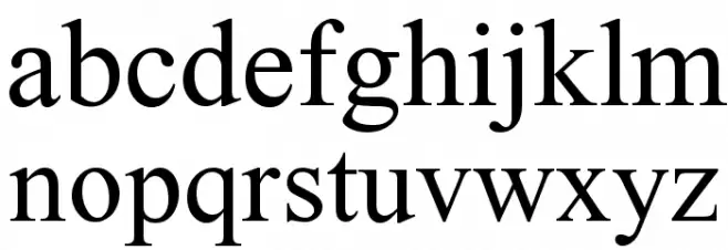 Turn W फ़ॉन्ट लोअरकेस