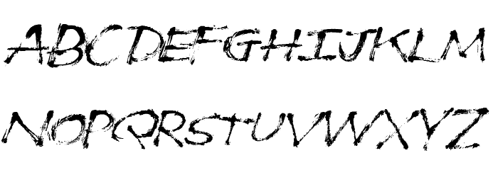 TurnUp Font LOWERCASE
