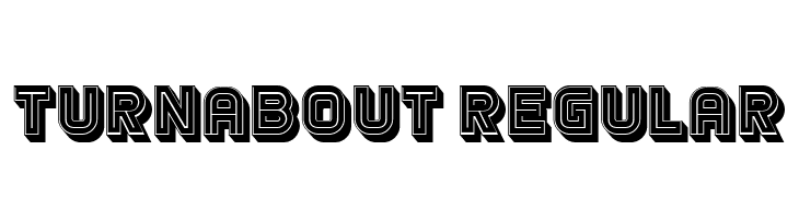 Turnabout Regular  font caratteri gratis