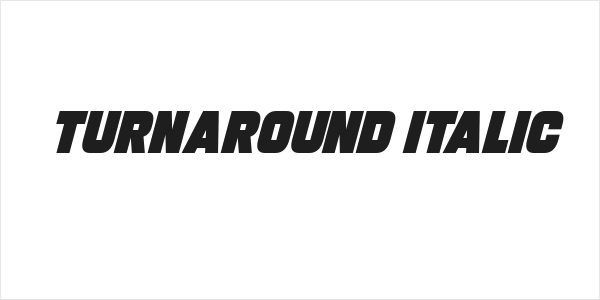 Turnaround Italic Logo
